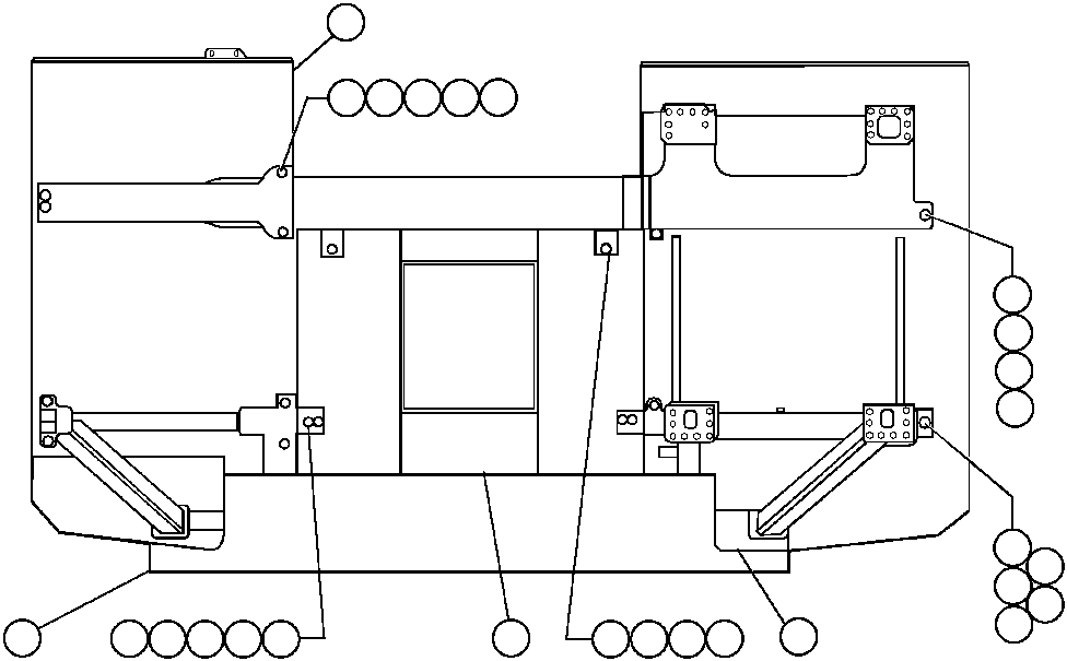 DECK STR., R.H. EF2400 KOMATSU