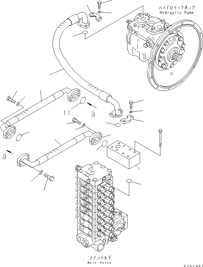 Трубка 8210-62-1130 KOMATSU