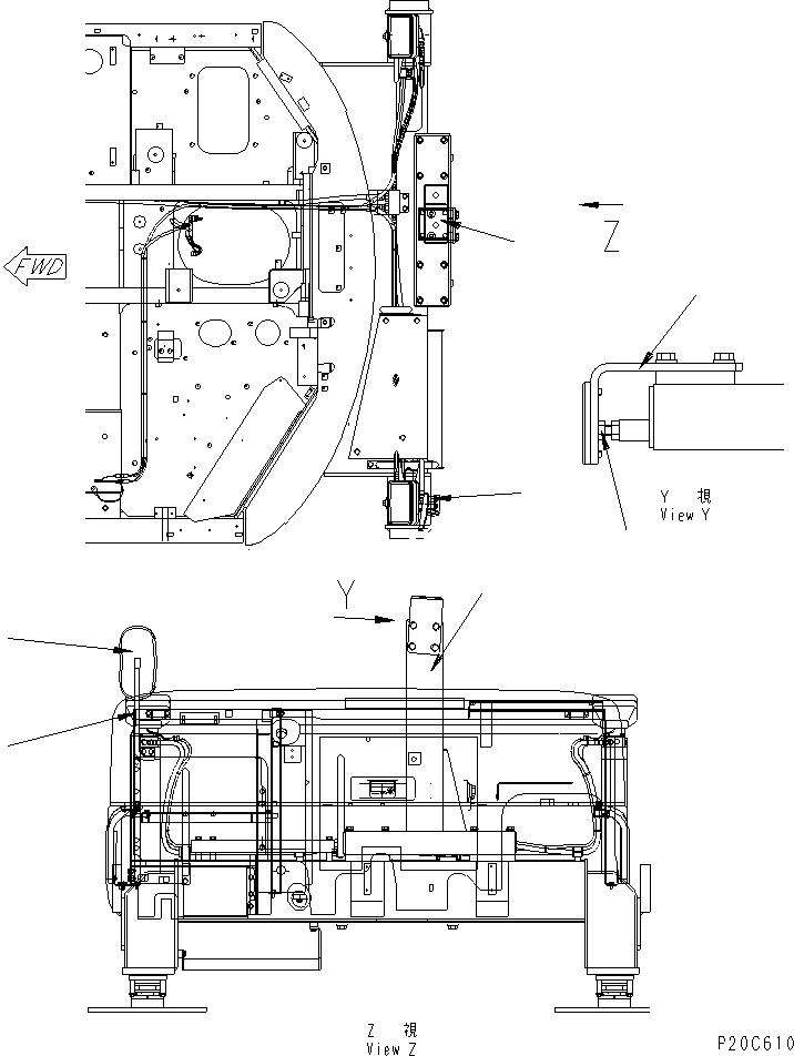 Болт K21J704260 KOMATSU