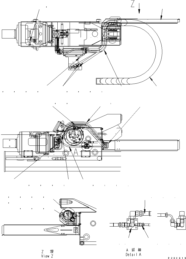 Шланг 07631-00404 KOMATSU