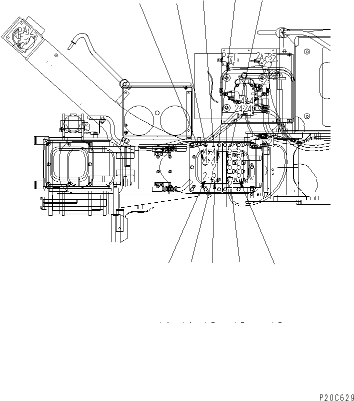 Угольник 8210-62-1610 KOMATSU