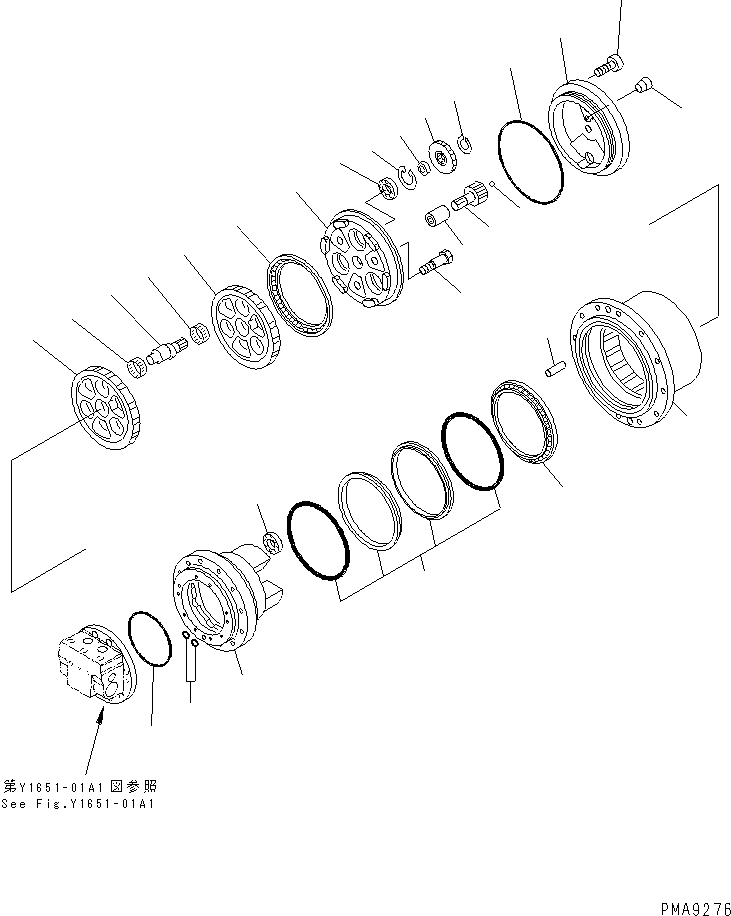 Уплотнительное кольцо круглого сечения TZJB2401-P2690 KOMATSU