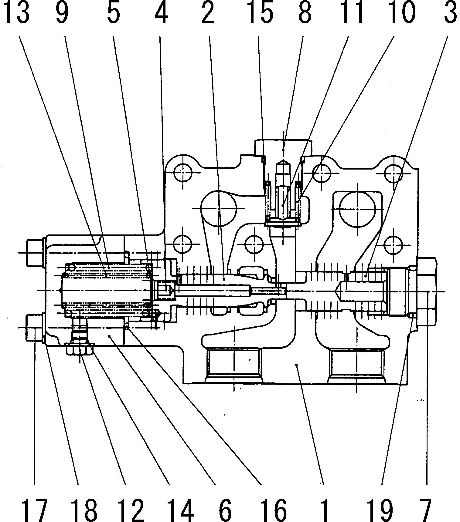Золотник (\7\TZ720C3003-00) KOMATSU