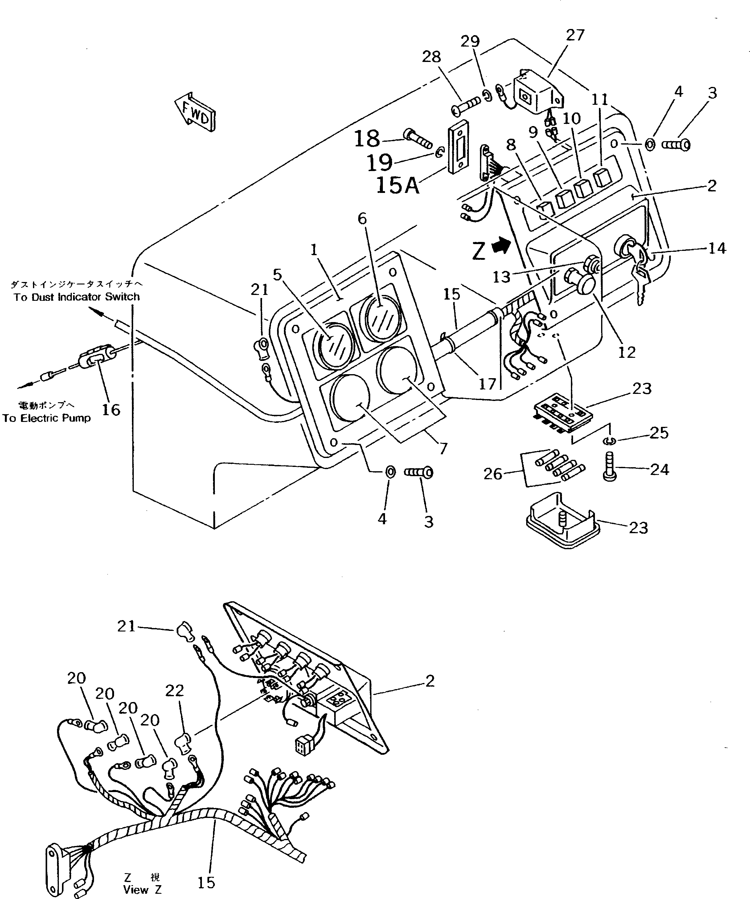 PANEL,L.H. 144-06-81111 KOMATSU
