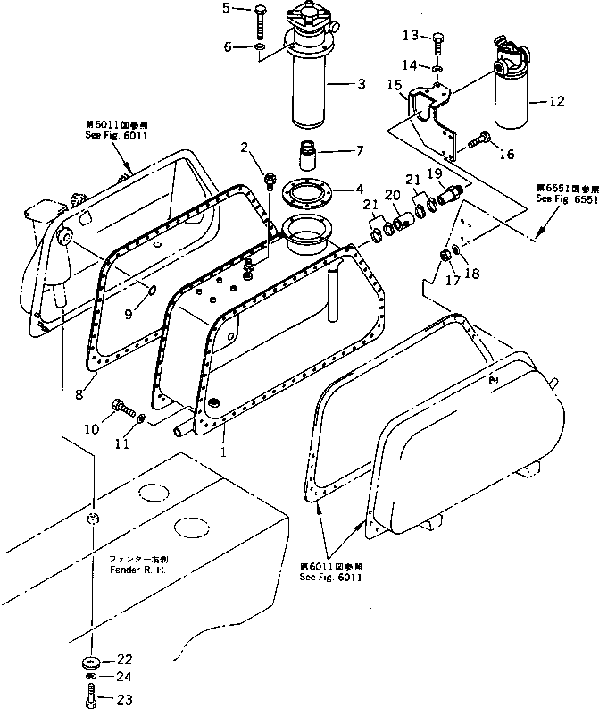 Трубка KZ10-01-1A30 KOMATSU