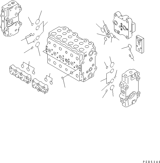 Управляющий клапан (723-48-13404) KOMATSU