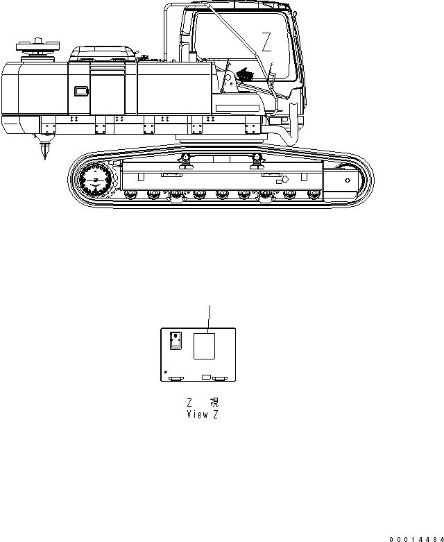 Пластина 22S-00-81110 KOMATSU