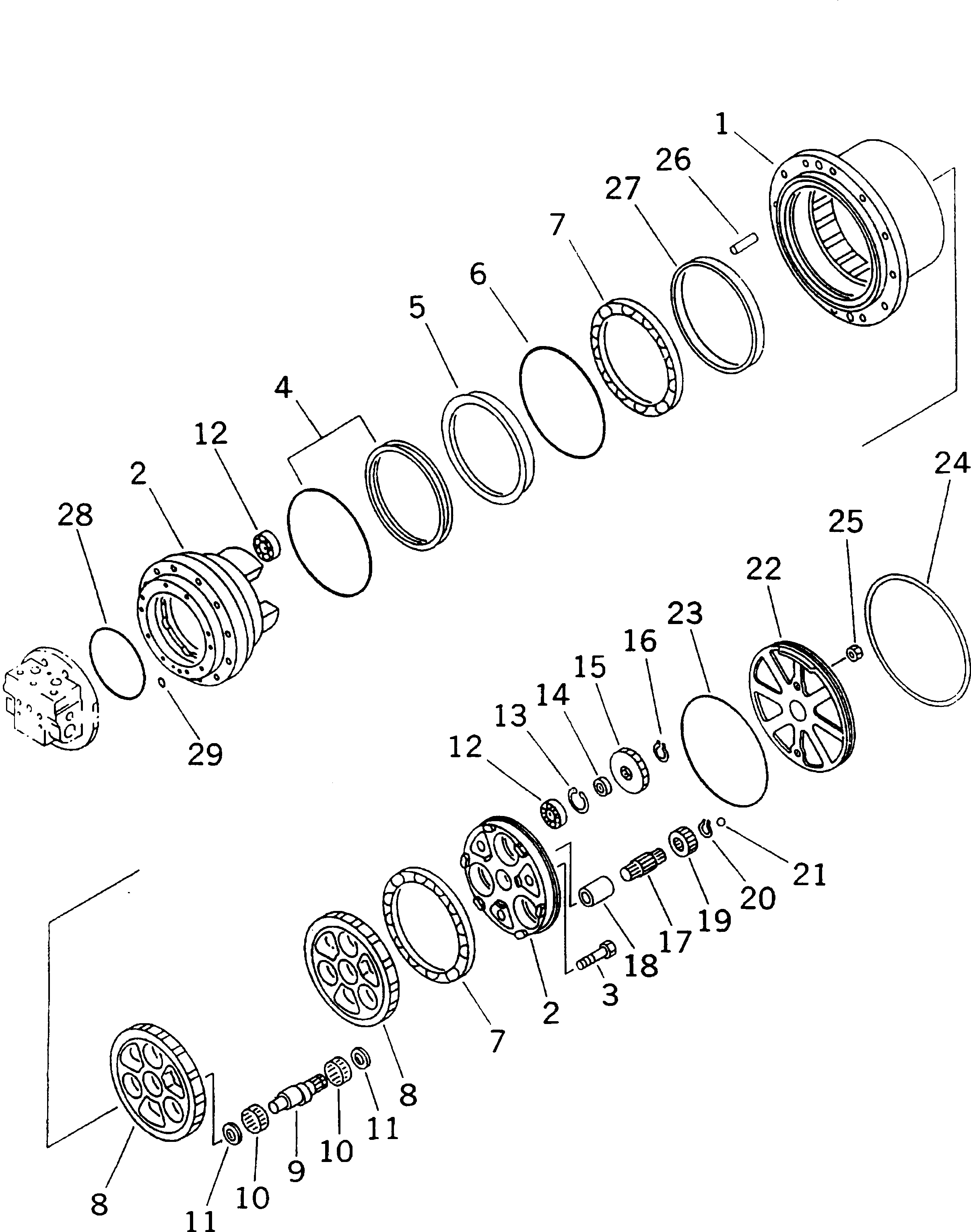 FINAL SUB ASS'Y TZ913B10000-00 KOMATSU