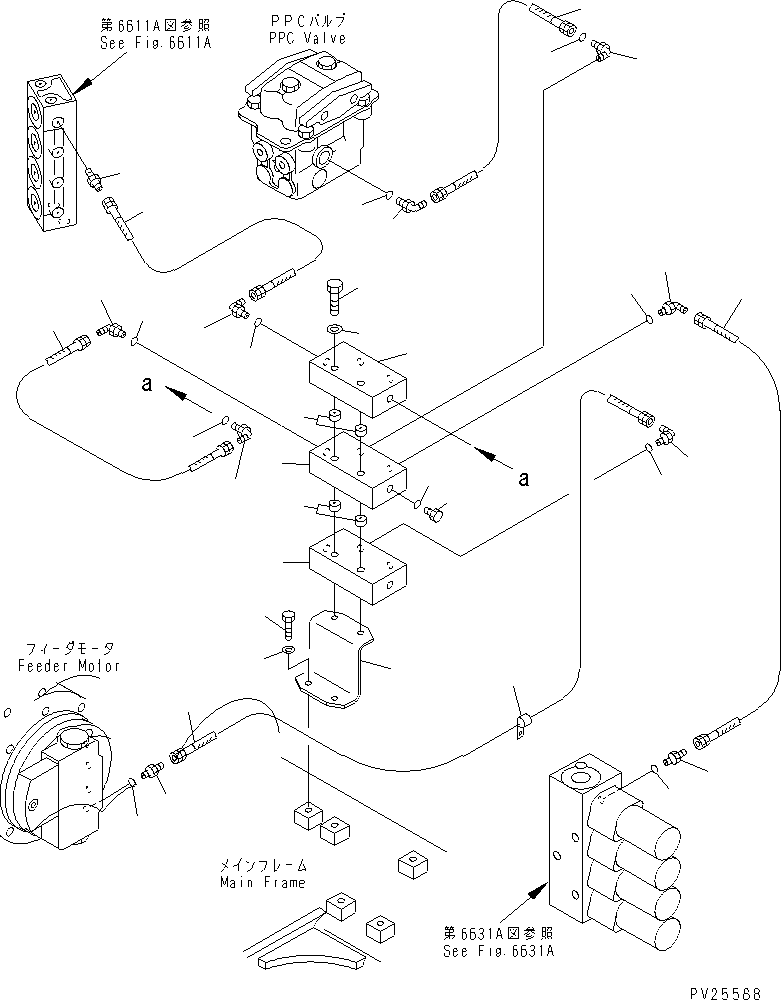 Ниппель (20N-62-31250) KOMATSU
