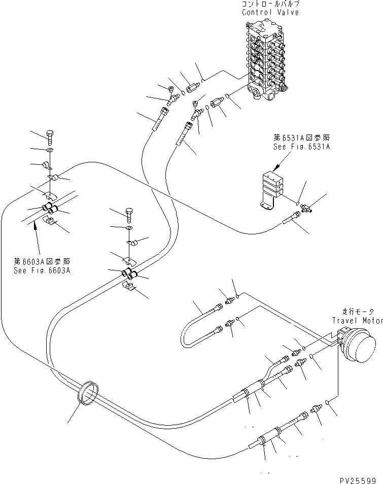 Шланг 07121-00526 KOMATSU