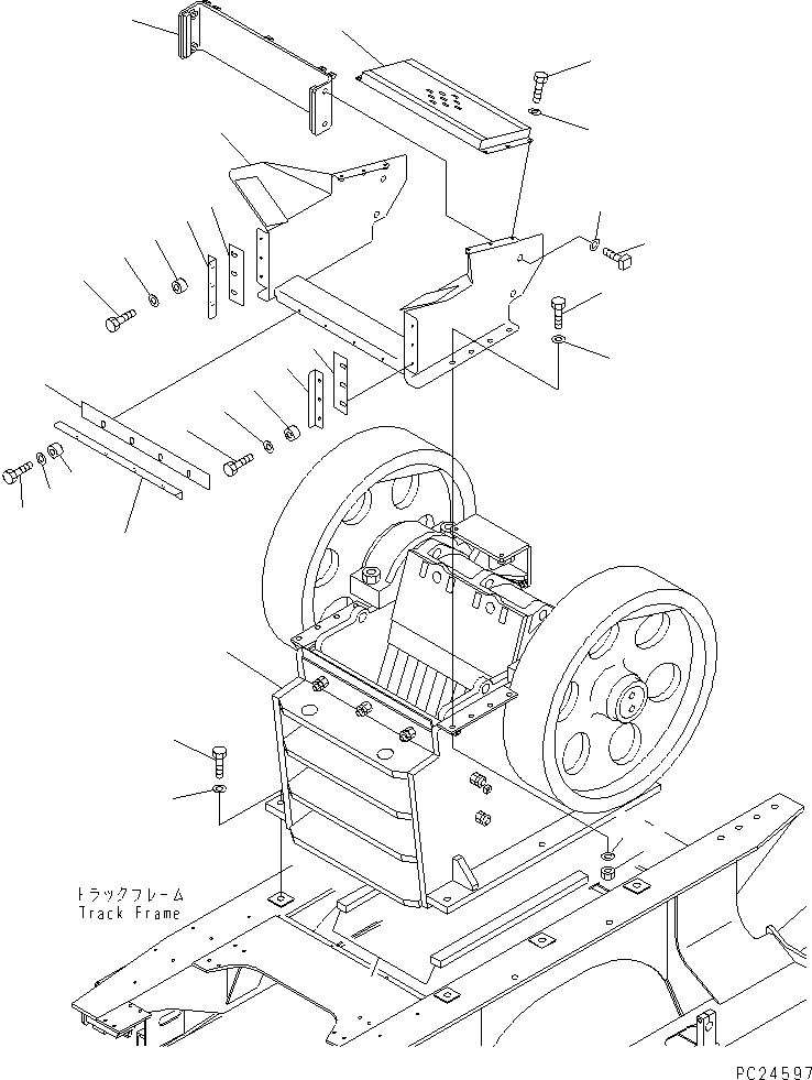 CHUTE 8206-70-3312 KOMATSU