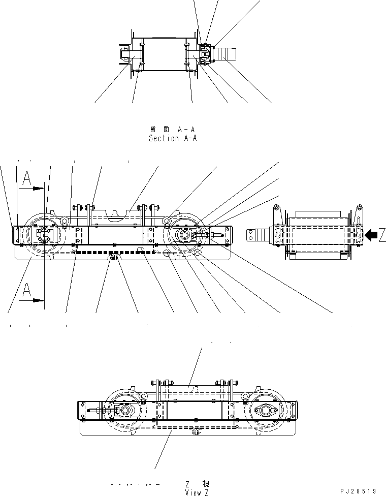 Ограждение MFM00-00046 KOMATSU