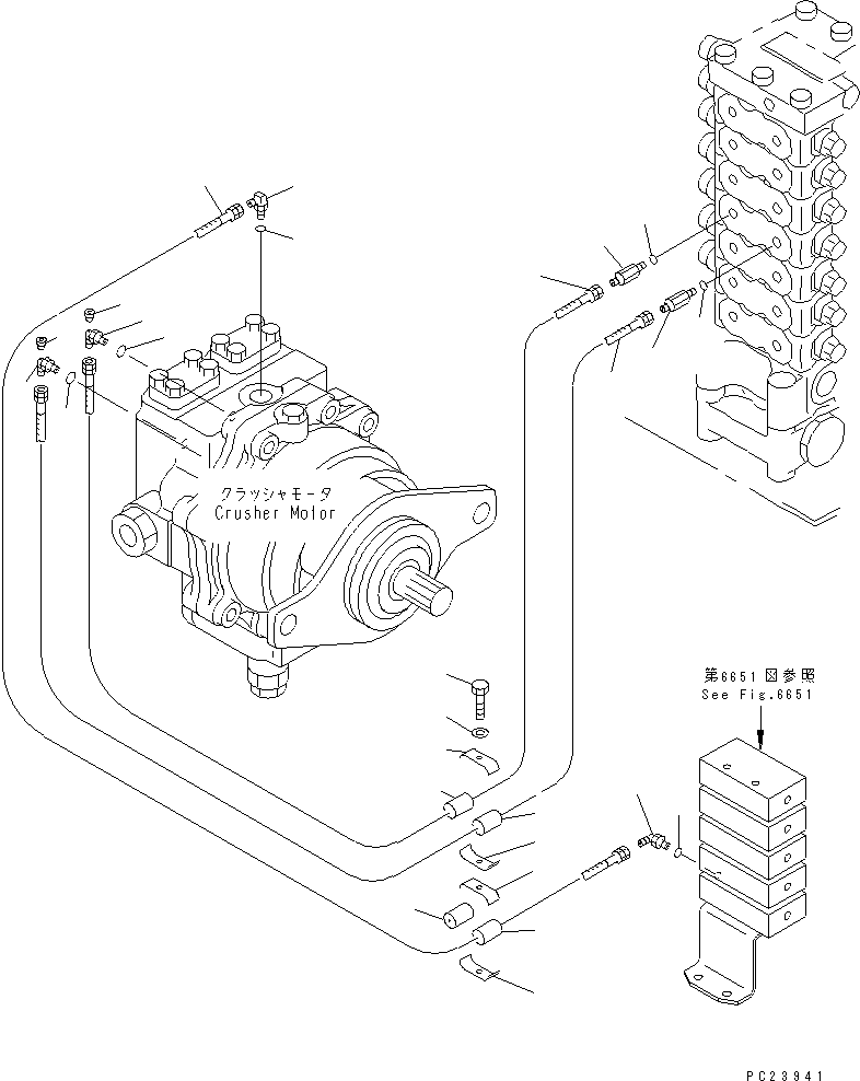 Шланг 07086-20527 KOMATSU