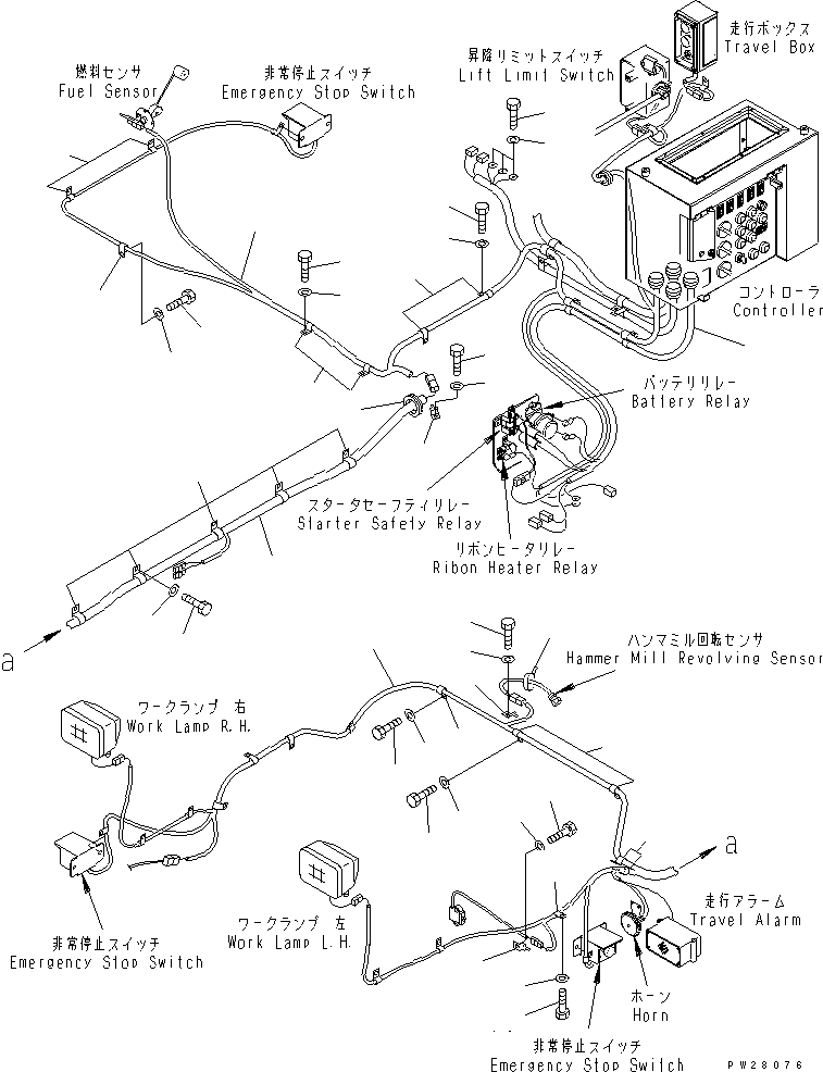 Жгут проводов 8298-06-1241 KOMATSU