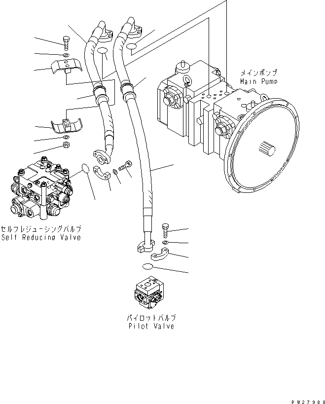Шланг 8298-62-1230 KOMATSU