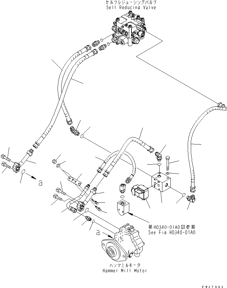 Шланг 07634-00609 KOMATSU