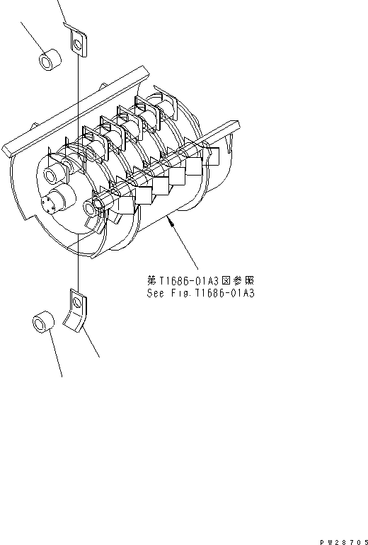 Упорное кольцо 8298-70-2970 KOMATSU