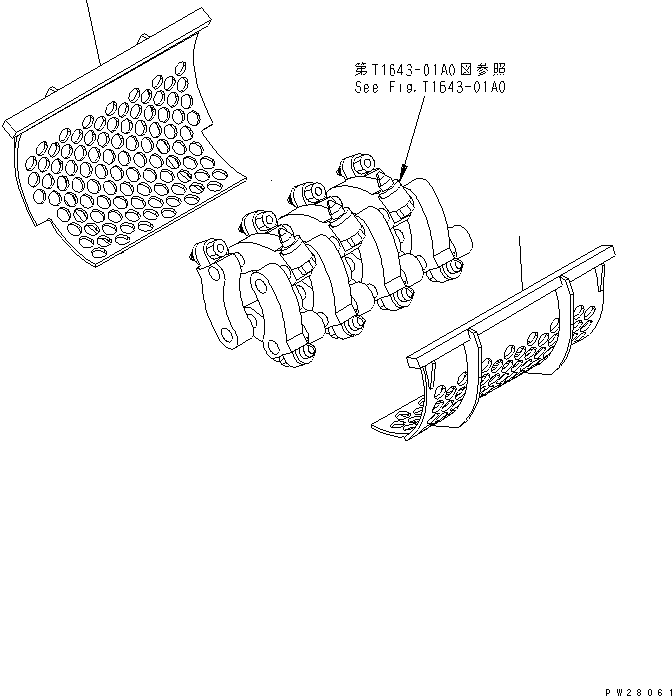 Сетка 8298-70-1744 KOMATSU