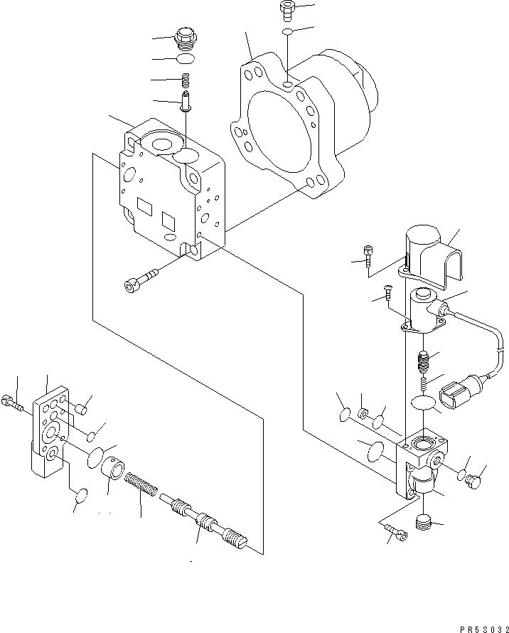 COVER SUB ASS'Y (\7\708-7S-01140) KOMATSU