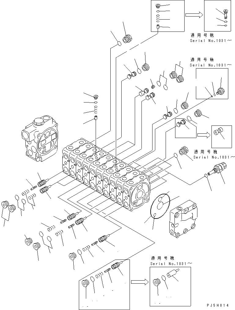 Клапан 723-26-41140 KOMATSU