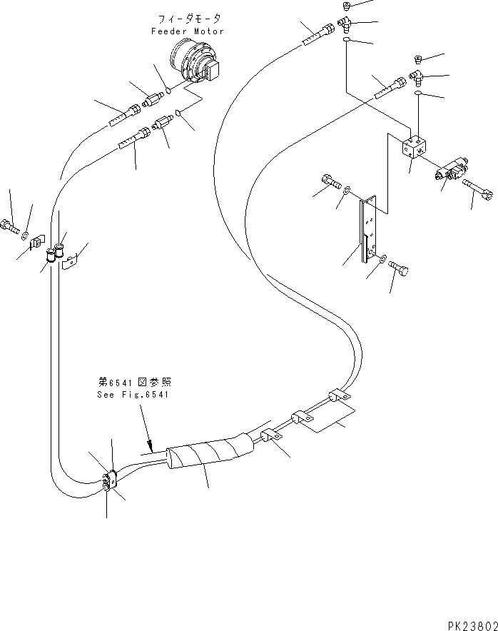 шланг 07108-20344 KOMATSU