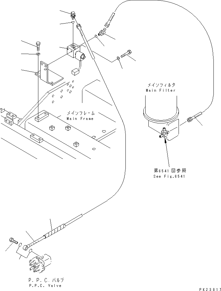 Шланг 8221-62-1260 KOMATSU
