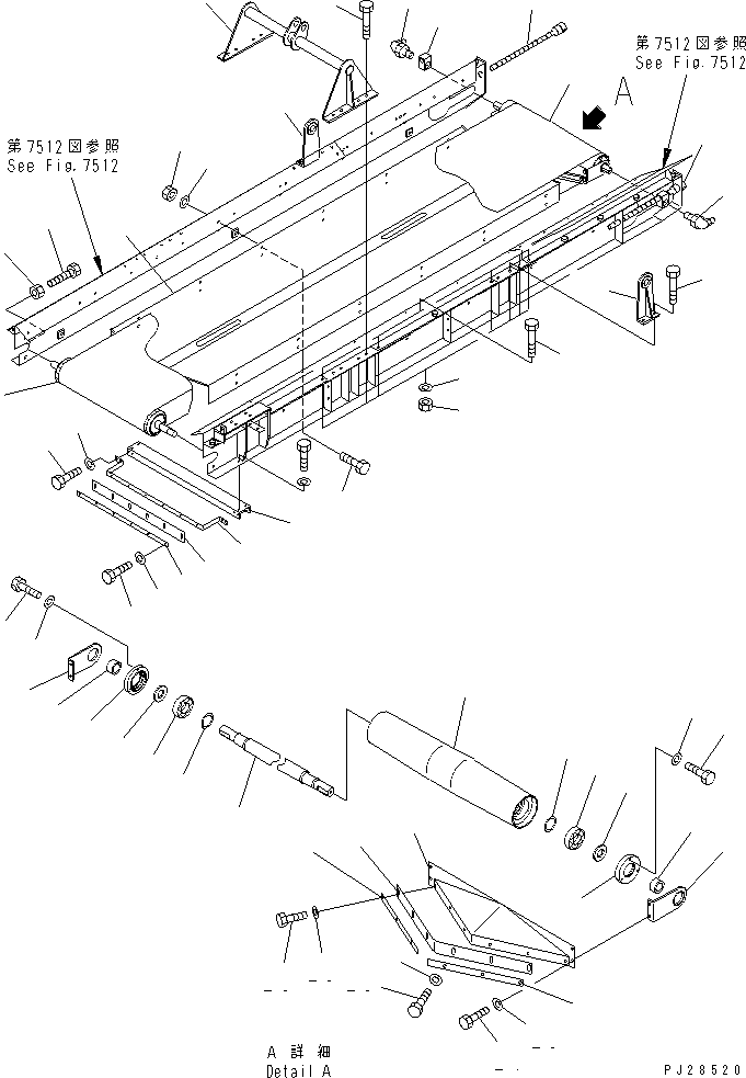Шкив KWKKS-75-11280 KOMATSU
