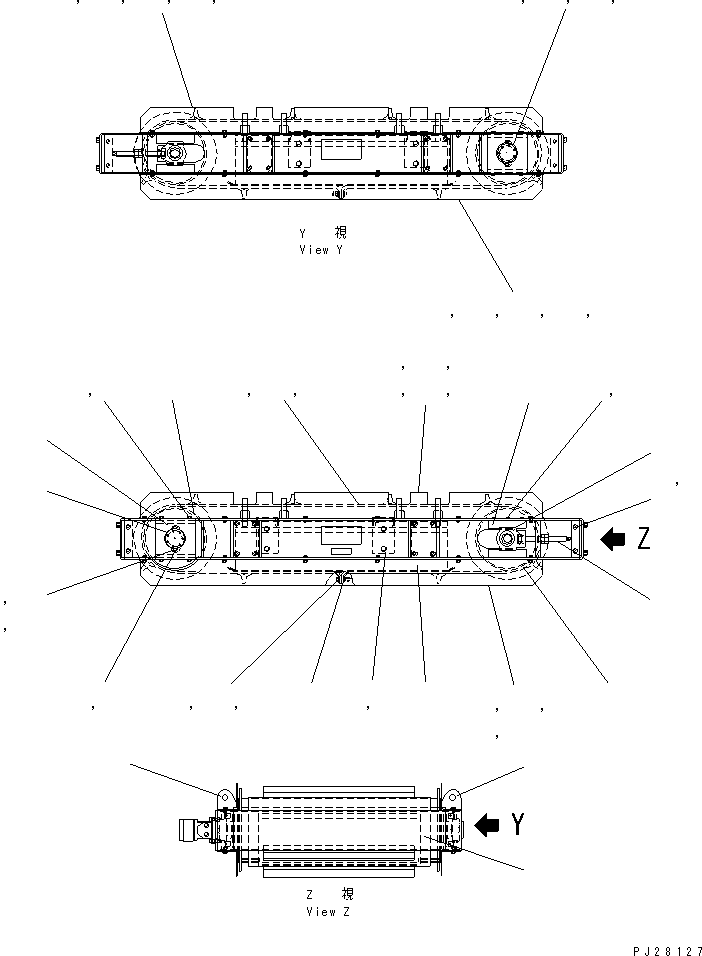 Электродвигатель MFK0000152 KOMATSU