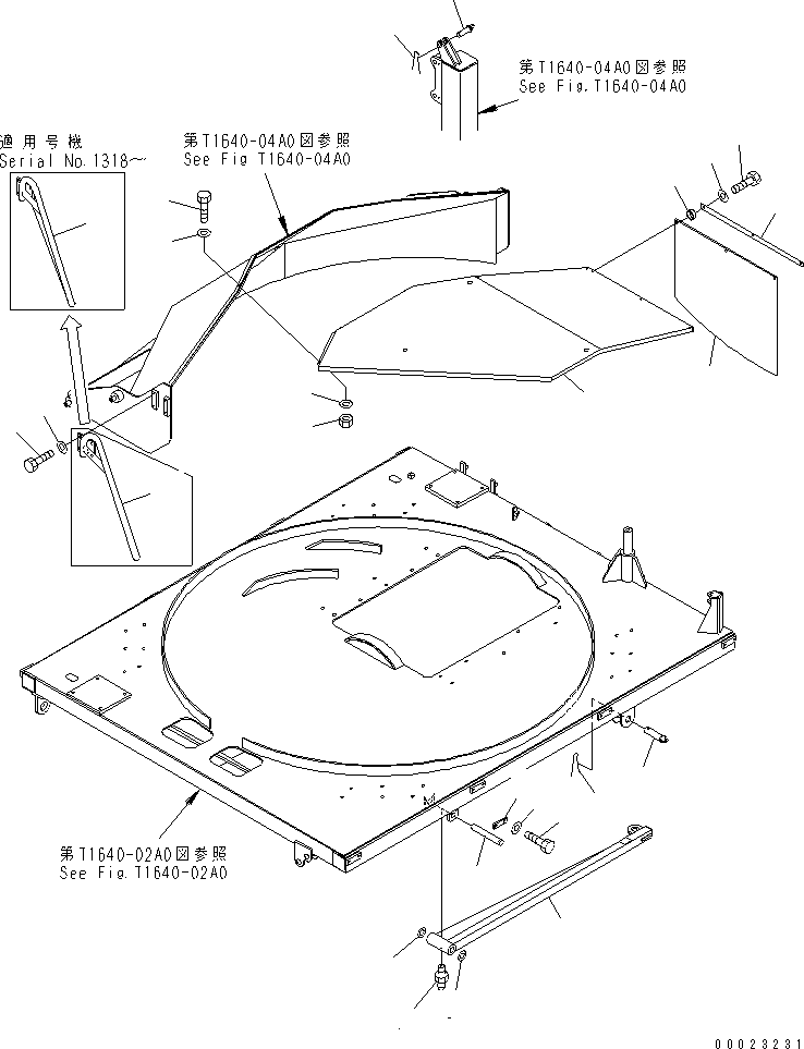 Резиновый элемент 8287-70-3340 KOMATSU