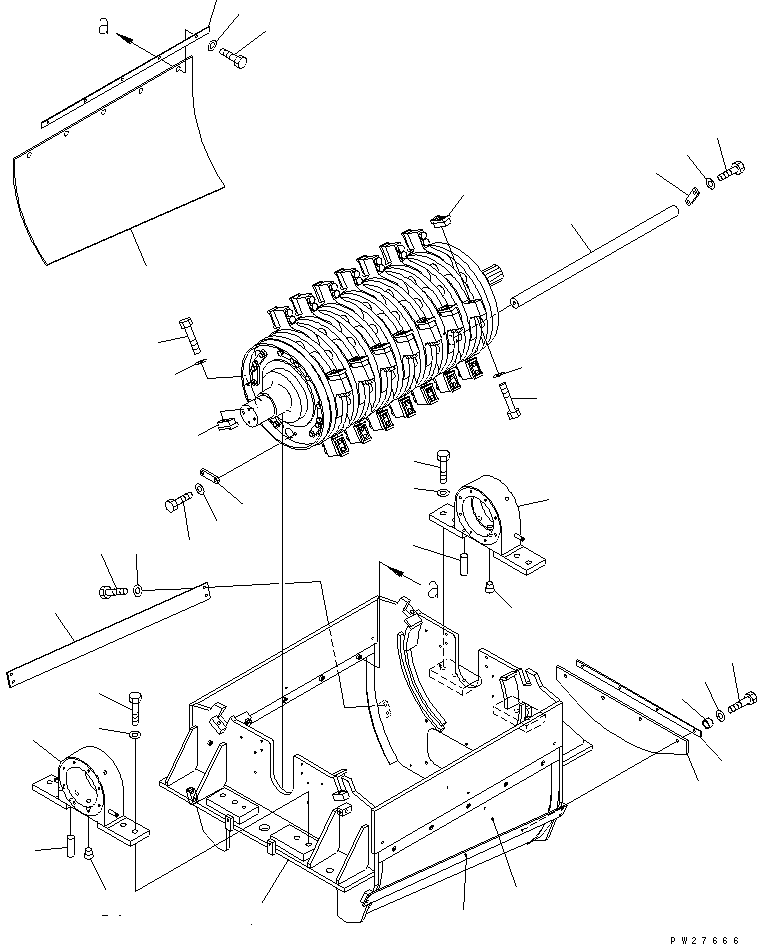 Пластина 8287-70-2391 KOMATSU