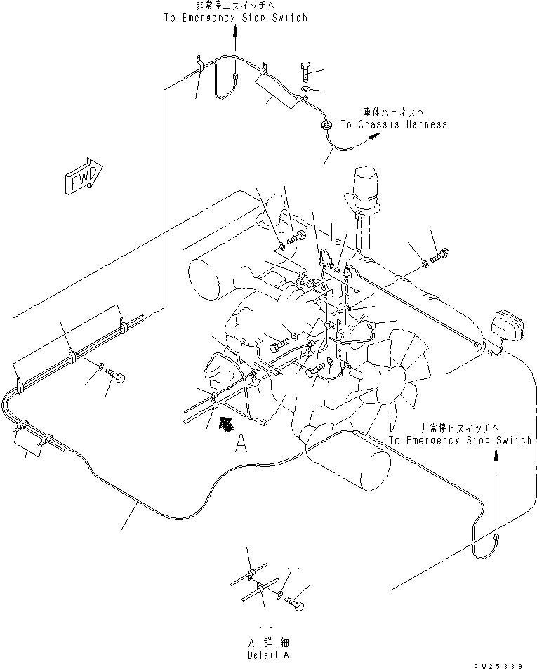 Жгут проводов 8221-06-2190 KOMATSU