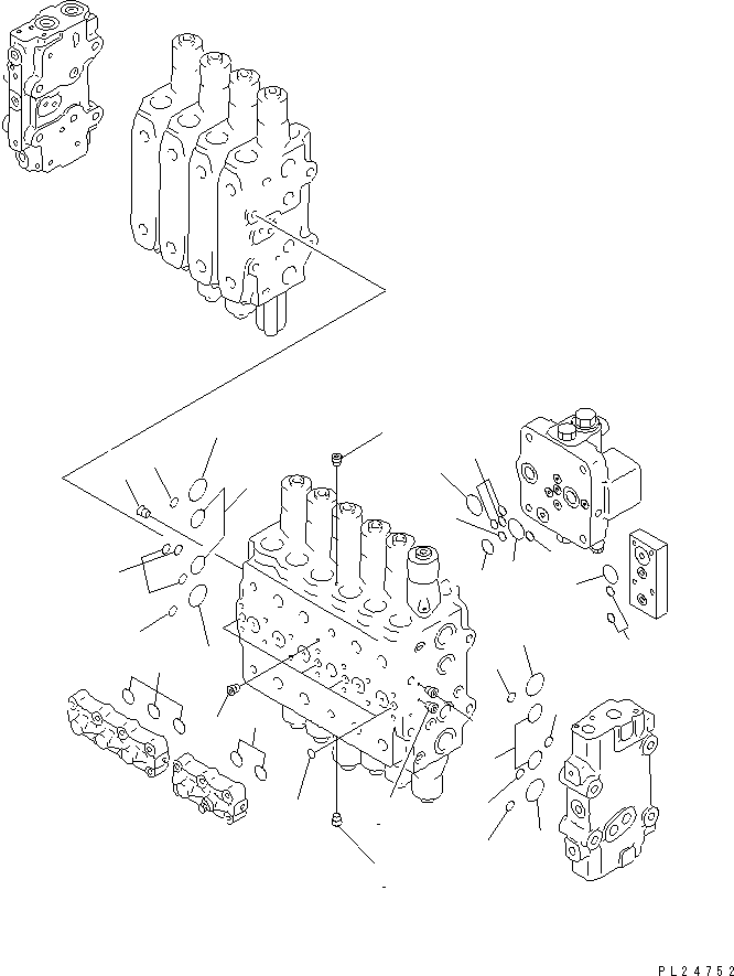 Клапан в сборе (723-4A-10200) KOMATSU