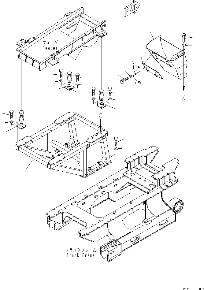 Кронштейн 8221-72-2230 KOMATSU