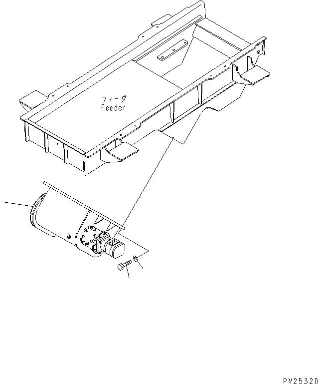 VIBRATOR ASS'Y (8221-72-2301) KOMATSU