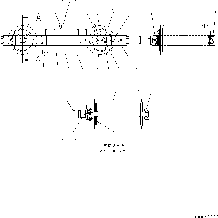 NUT,------------------------------ MFD0000441 KOMATSU