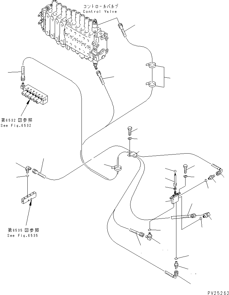 Трубка 8233-62-3520 KOMATSU