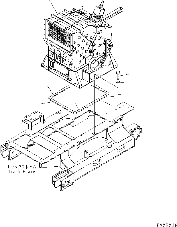 CRUSHER ASS'Y (8233-70-3501) KOMATSU