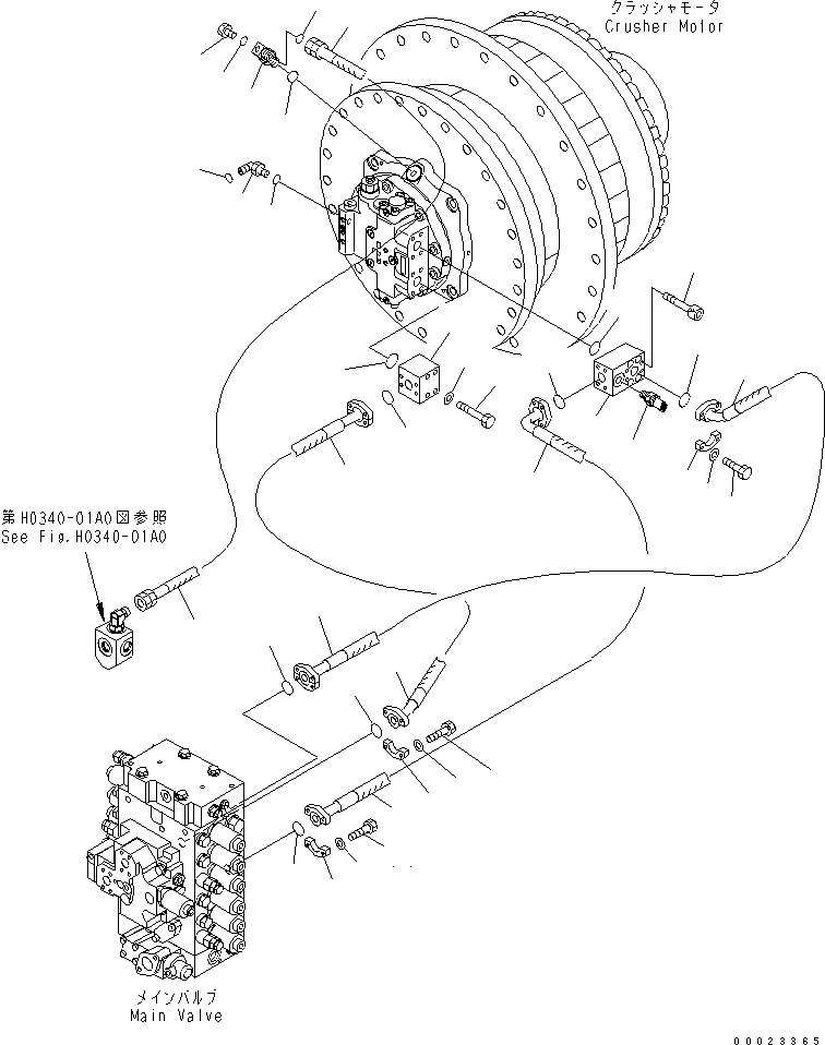 Шланг 07083-01007 KOMATSU