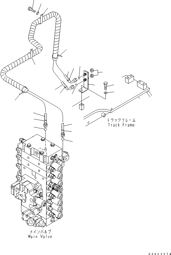 Шланг 02779-00323 KOMATSU