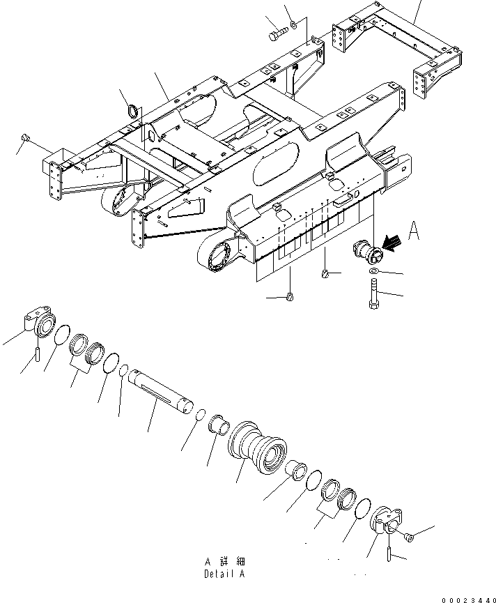 Рама 8260-30-3130 KOMATSU