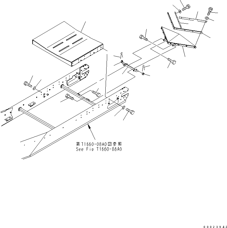 Кронштейн 8260-75-1241 KOMATSU