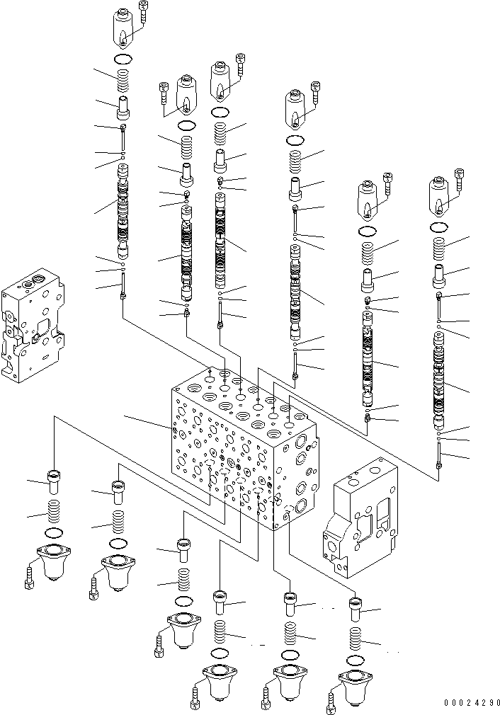 Управляющий клапан 723-46-25100 KOMATSU
