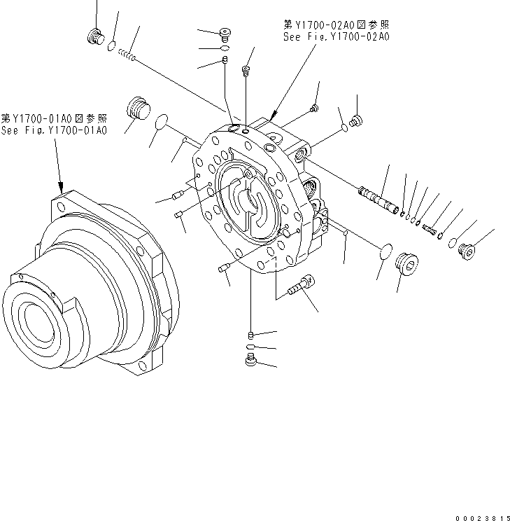 Комплект уплотнений KBB044A-51139 KOMATSU