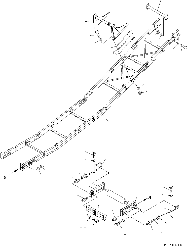 CONVEYOR ASS'Y,FULL SKIRT 8242-75-2801 KOMATSU