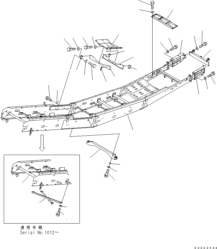 Кронштейн 8296-75-2131 KOMATSU