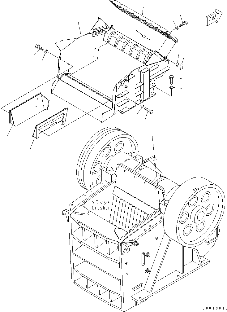 Ограждение 8295-70-1551 KOMATSU
