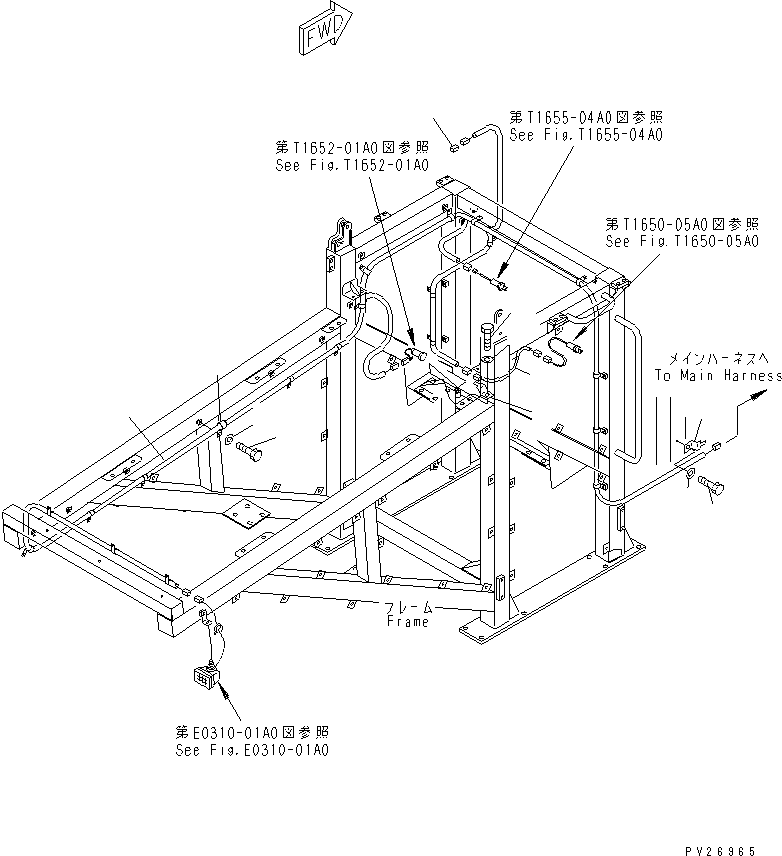 Жгут проводов 8288-06-1191 KOMATSU