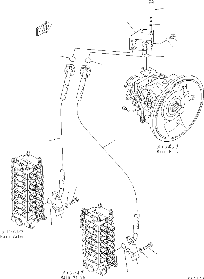 Шланг 8288-62-1140 KOMATSU