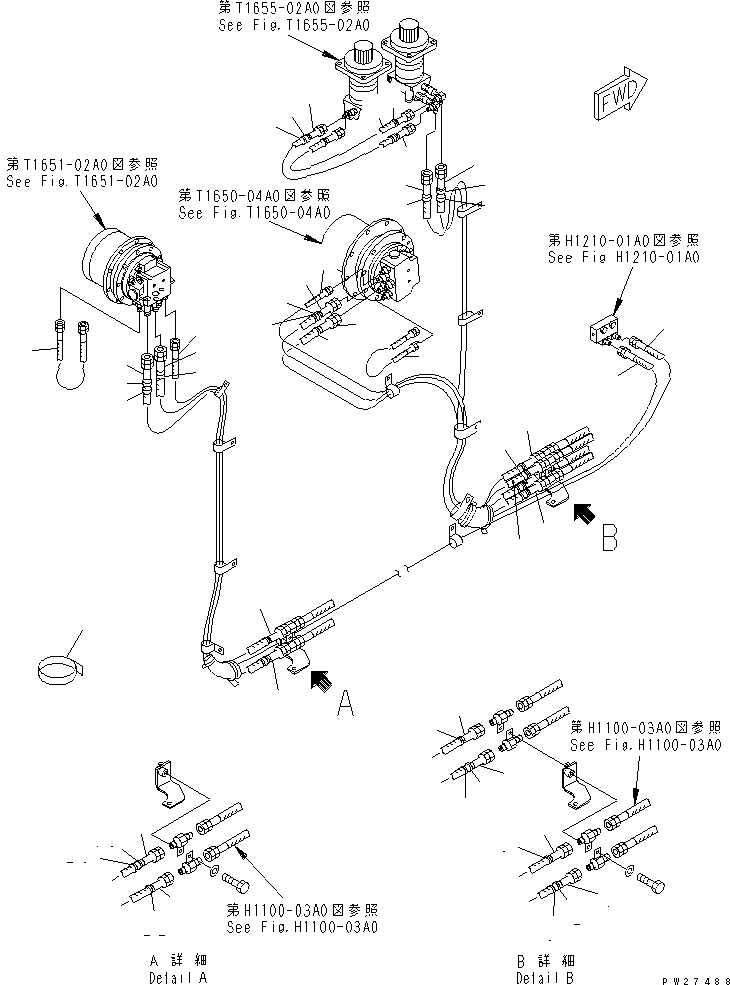 Шланг в сборе 8288-62-1490 KOMATSU