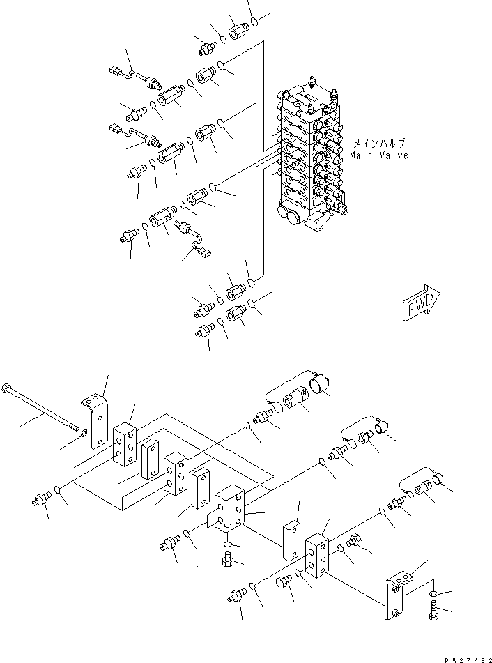 Пластина 8288-62-1540 KOMATSU